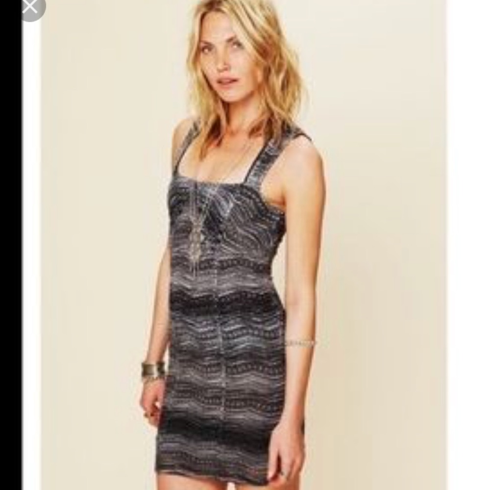 Free People Ombré Mini Dress